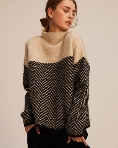 Stella™ - Pull en coton doux avec col haut