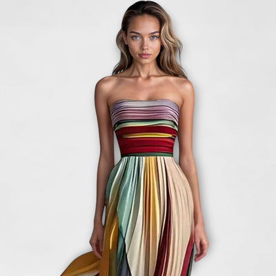 Morgane™ | Robe longue en tissu premium