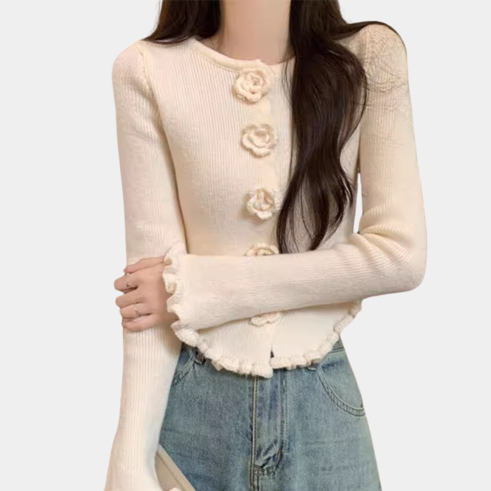 MARY - Cardigan Floral Polyvalent pour Femmes