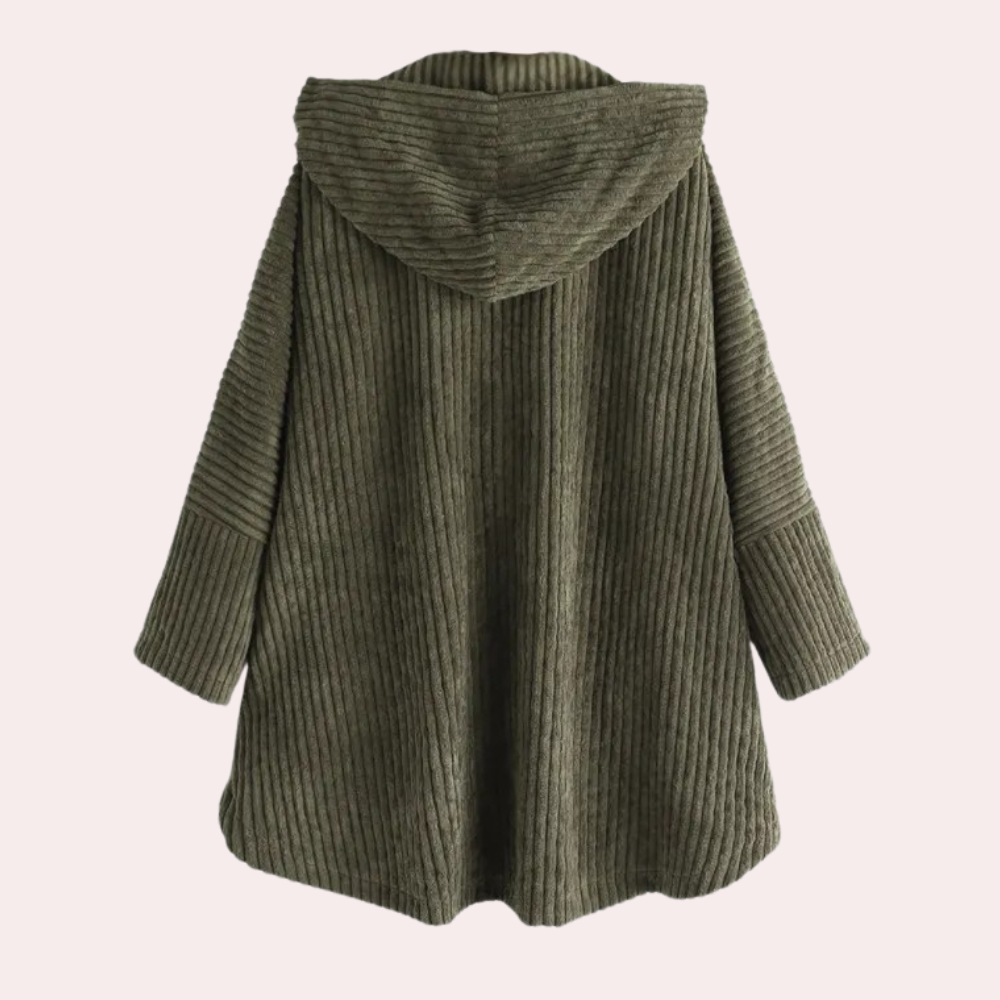 MCKENNA - Manteau en Velours Côtelé pour Femmes