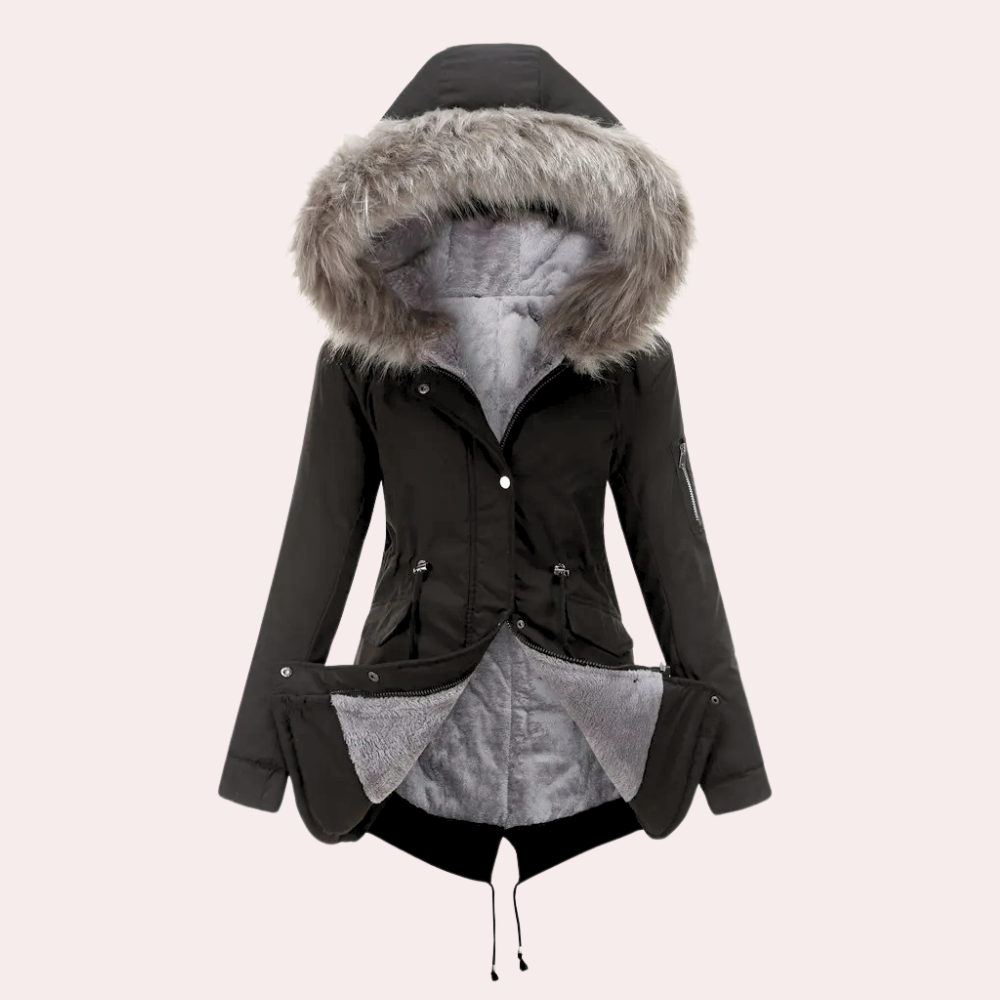 BETTY - Veste d'Hiver Avec Capuche Pour Femmes