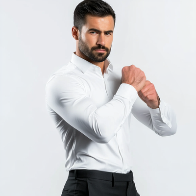 Riviera Paris™ | Chemise Infroissable à Coupe Ajustée
