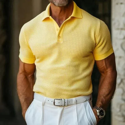 Polo boutonné pour homme, élégant et intemporel, pour un look estival idéal - Brend