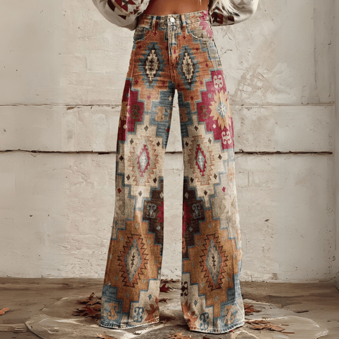 Vera - Pantalon Vintage Boho