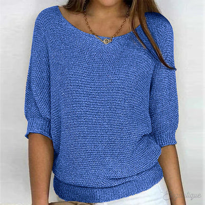 REBECCA™ | PULL ÉLÉGANT EN FIL TRECCIA DE QUALITÉ