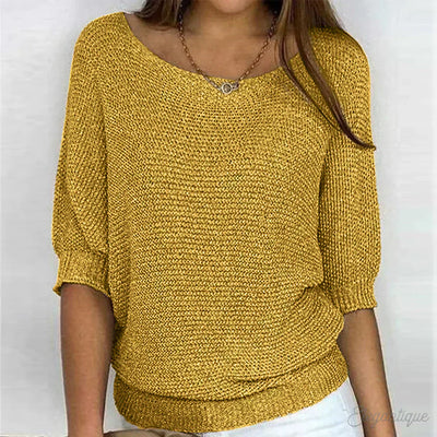 Fleur™ | Top tricoté décontracté