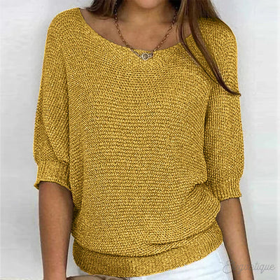 REBECCA™ | PULL ÉLÉGANT EN FIL TRECCIA DE QUALITÉ