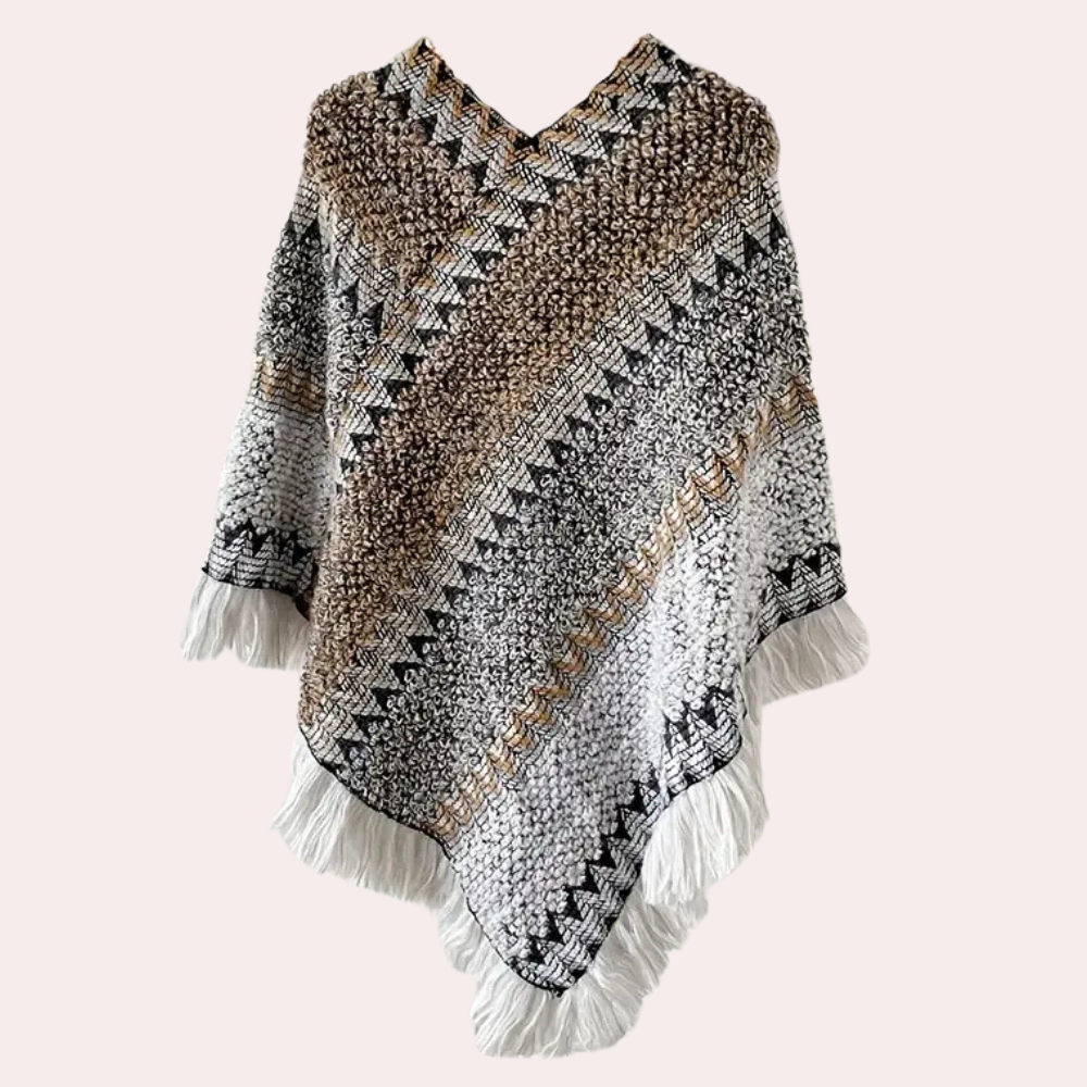 SAVINA - Châle en Maille pour Femmes