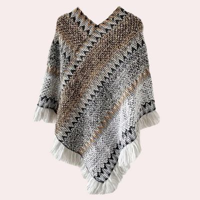 SAVINA - Châle en Maille pour Femmes