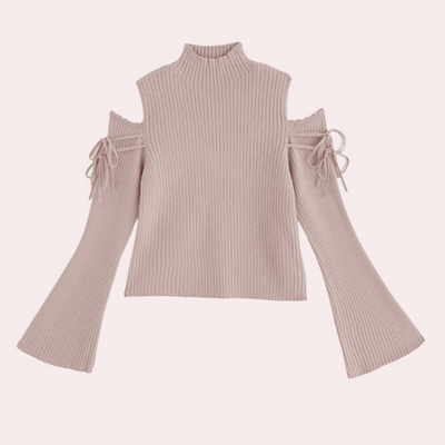 SHIKLAH - Pull Mode à Épaules Dégagées pour Femmes