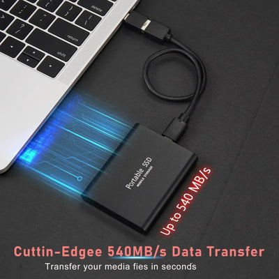 SSD externe ultra-rapide - Vitesse et fiabilité compactes