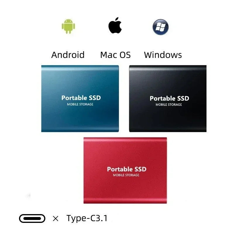 SSD externe ultra-rapide - Vitesse et fiabilité compactes
