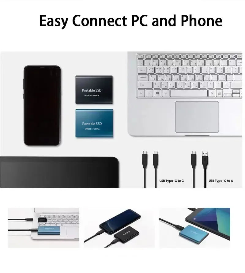 SSD externe ultra-rapide - Vitesse et fiabilité compactes
