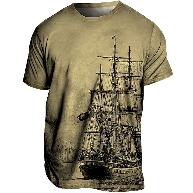 T-shirt d'été Chic Plus Size pour hommes - Loran
