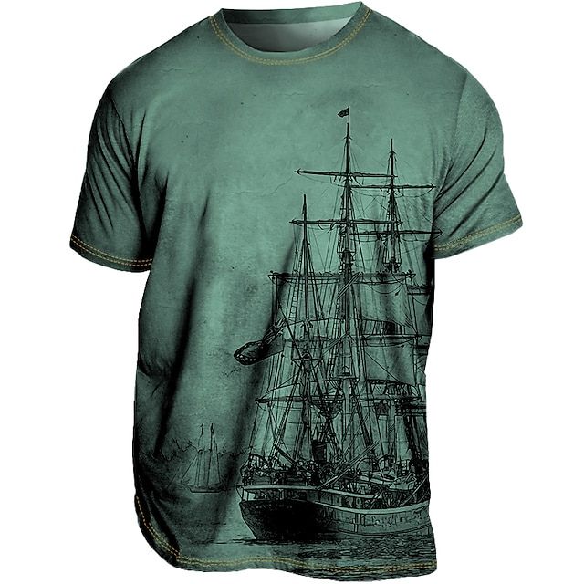 T-shirt d'été Chic Plus Size pour hommes - Loran