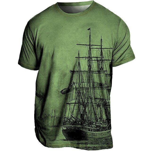 T-shirt d'été Chic Plus Size pour hommes - Loran