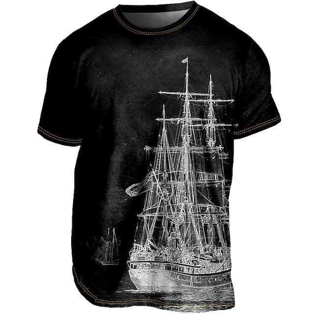 T-shirt d'été Chic Plus Size pour hommes - Loran