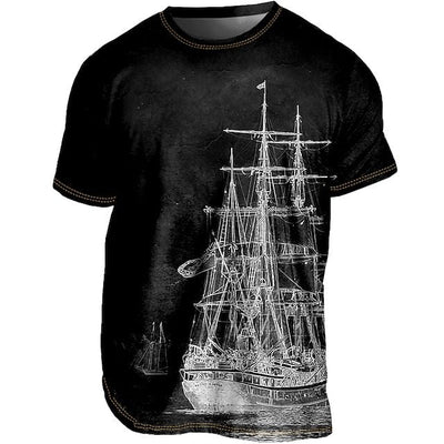 T-shirt d'été Chic Plus Size pour hommes - Loran