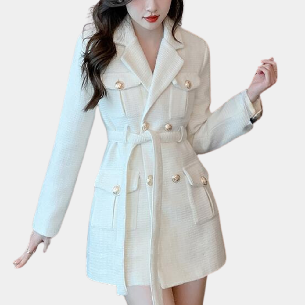 MARGARET - Manteau Mi-Long Classique pour Femmes