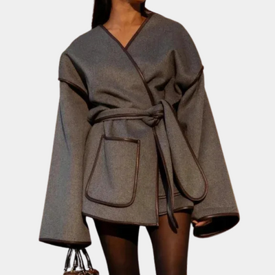 ADINA - Manteau d'Hiver Classique pour Femmes