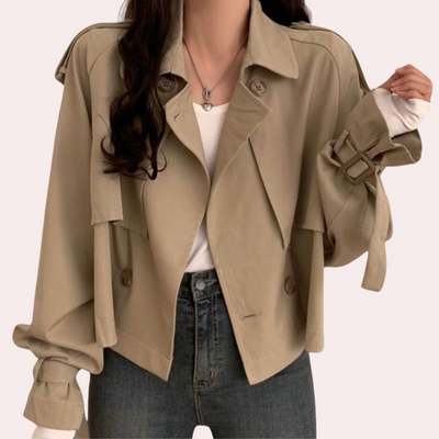 IVY - Manteau Court Décontracté pour Femmes