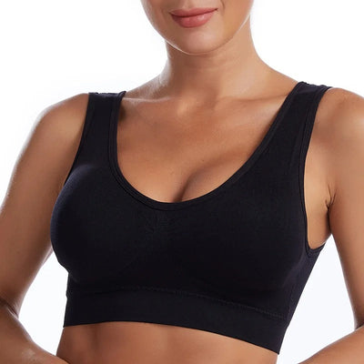 Soutien-gorge femme – Sans armature – Rembourrage léger – Ajustement sans couture – Tissu respirant