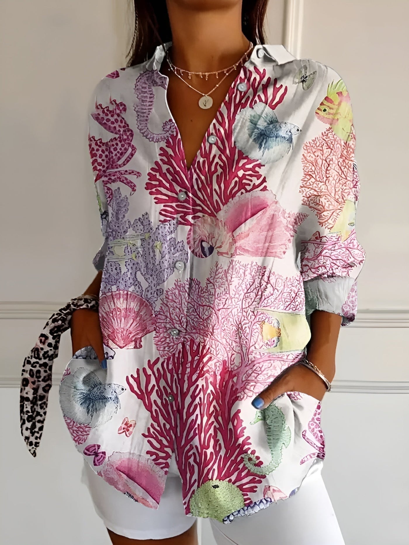 Chemise Longue | Esprit Marin | 100% Lin