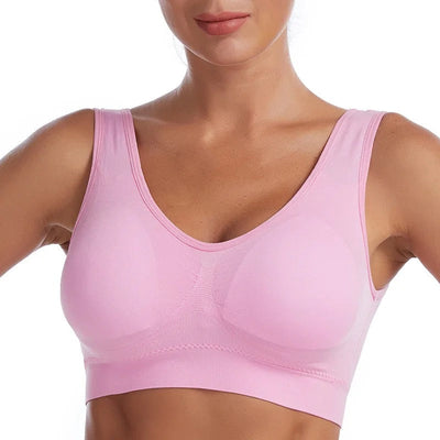 Soutien-gorge femme – Sans armature – Rembourrage léger – Ajustement sans couture – Tissu respirant