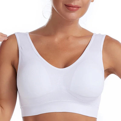 Soutien-gorge femme – Sans armature – Rembourrage léger – Ajustement sans couture – Tissu respirant