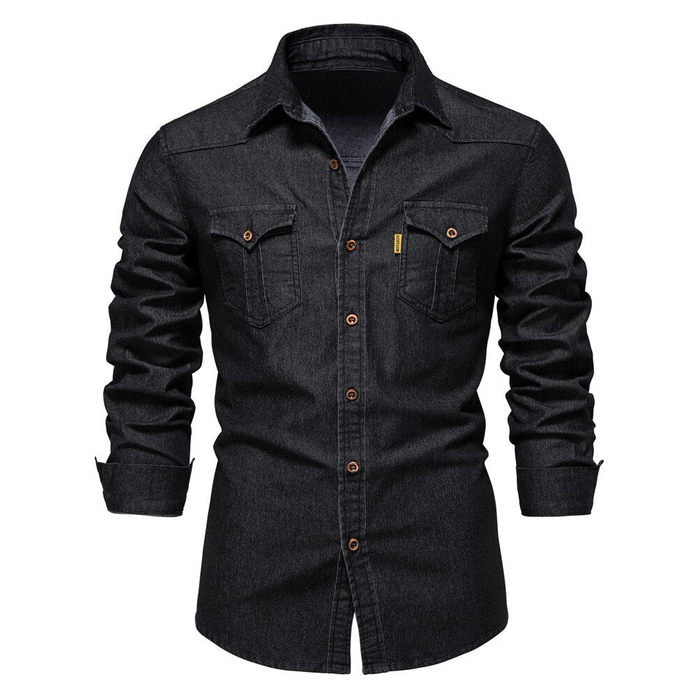 Chemise en jean pour hommes