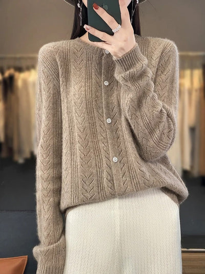 Cardigan Santorin 100 % laine