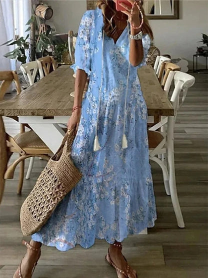 Elisabeth™ | Robe Bohème Évasée Élégante