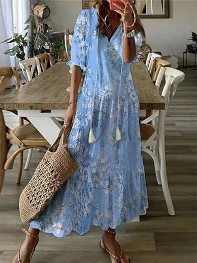 Elisabeth™ | Robe Bohème Évasée Élégante