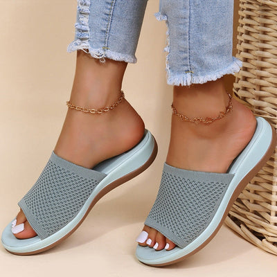Chaussons orthopédiques en maille pour un port confortable