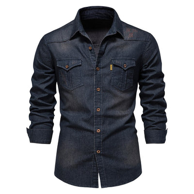 Chemise en jean pour hommes