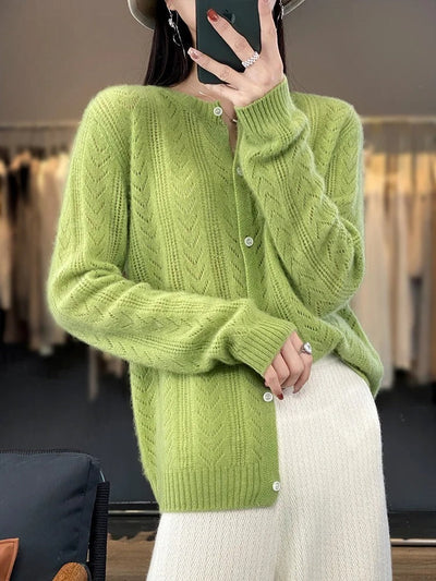 Cardigan Santorin 100 % laine