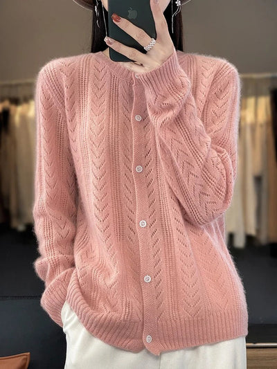Cardigan Santorin 100 % laine
