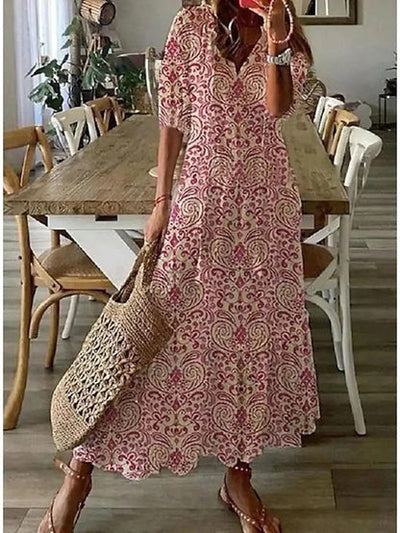 Elisabeth™ | Robe Bohème Évasée Élégante