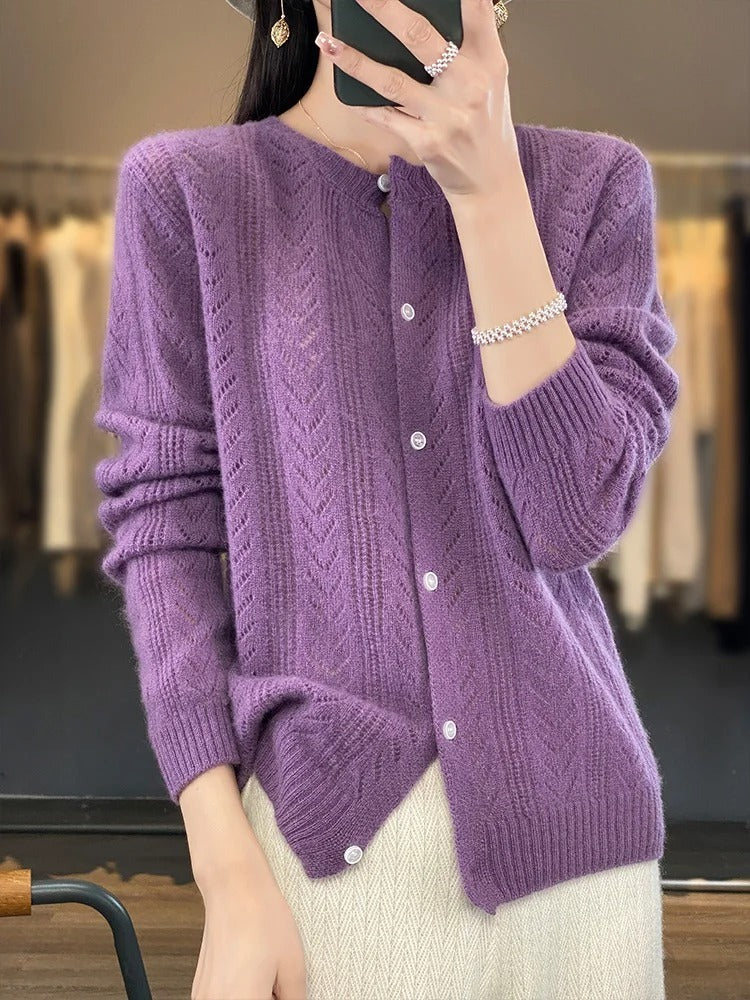 Cardigan Santorin 100 % laine