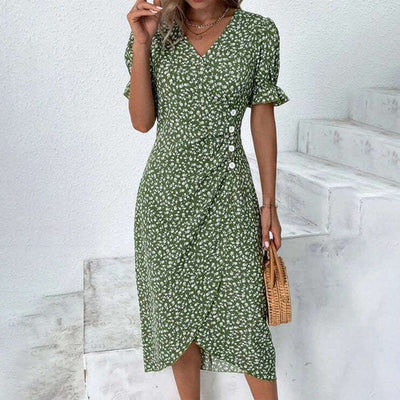 Robe d'été pour femmes à motifs multicolores