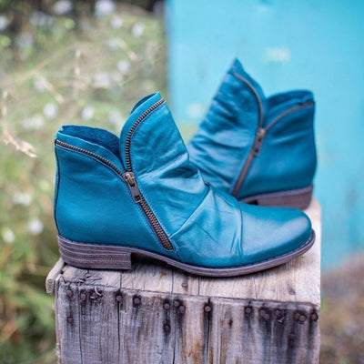 Fiona | Bottes en cuir avec fermeture éclair