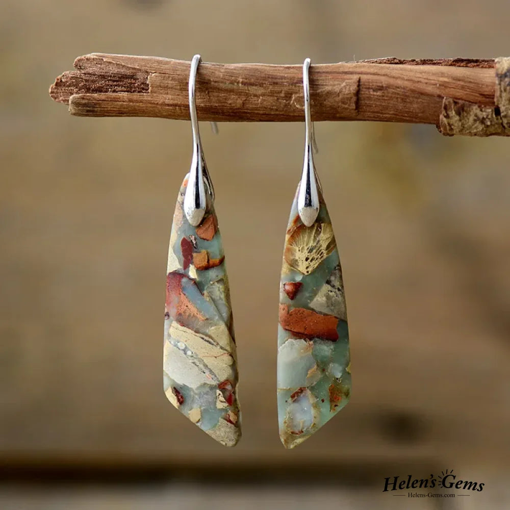 Naya™ | Boucles pierre naturelle
