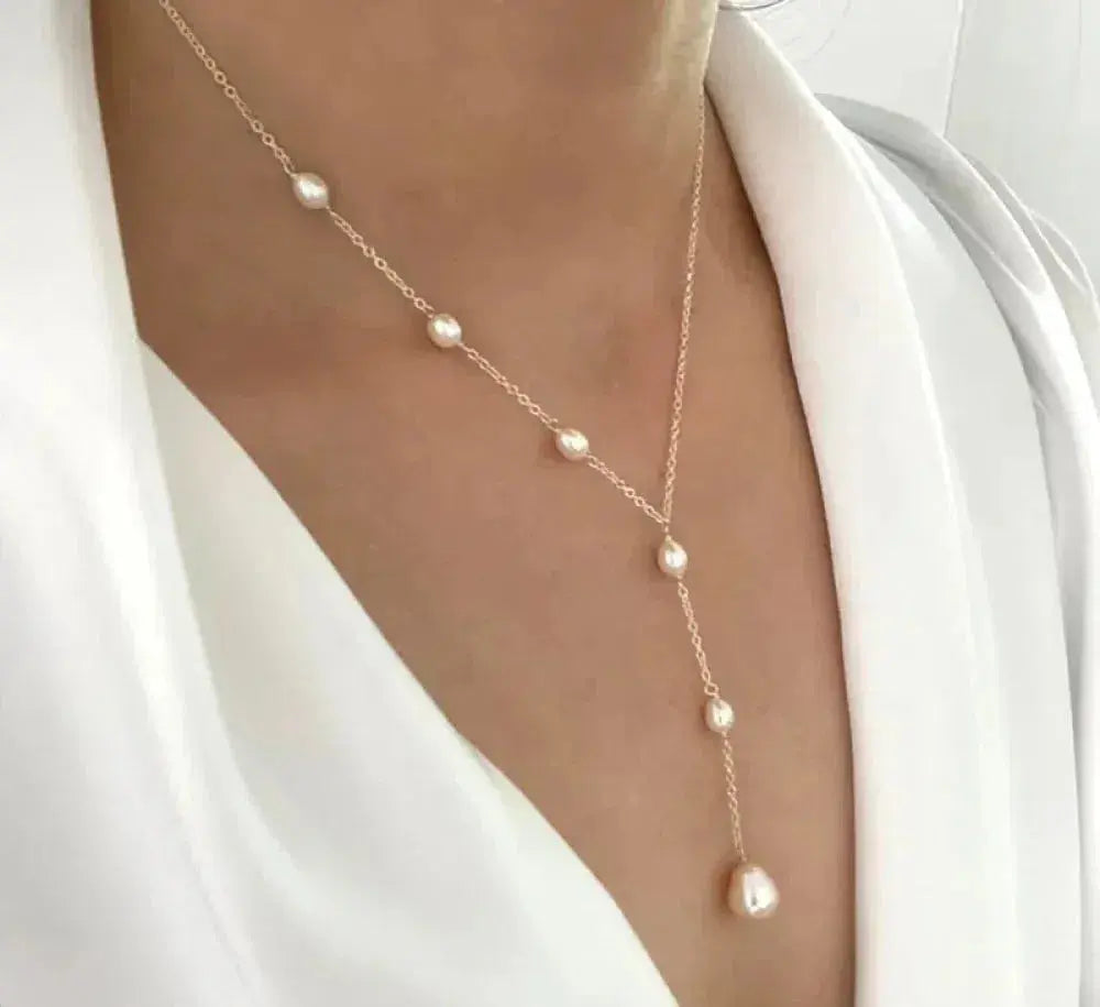 Collier de perles au style vintage