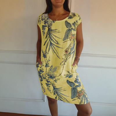 Morgane | Robe Confortable à Col Rond