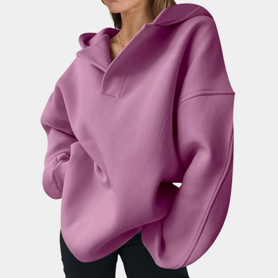 EVERLY - Sweat à Capuche Large pour Femmes