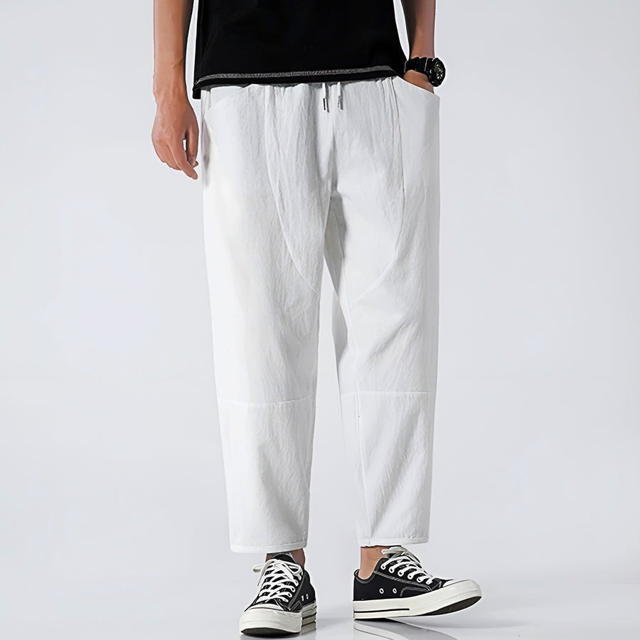 Pantalon court urbain en coton