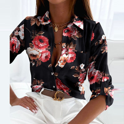 Linda | Blouse avec col rabattu