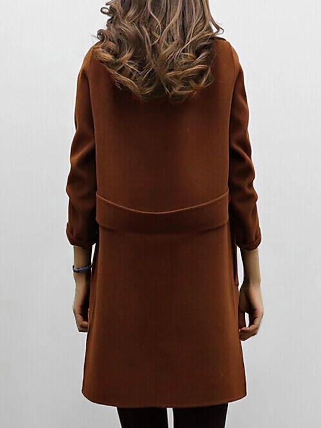 Manteau Classique à Double Boutonnage | Élégance Intemporelle | Coupe Mi-Cuisse