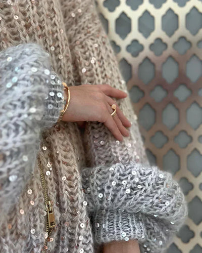 Sophie™ - Cardigan en soie scintillant et élégant