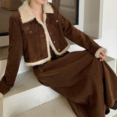 CEYDA - Ensemble Tendance d'Hiver en 2 Pièces pour Femmes